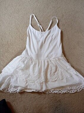 aerie eyelet mini dress Aerie Button Up Mini Dress